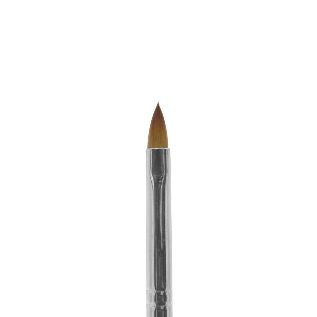 Pink Wooden Brush Nylon Bristles - Gel 3D #6 - Image 2