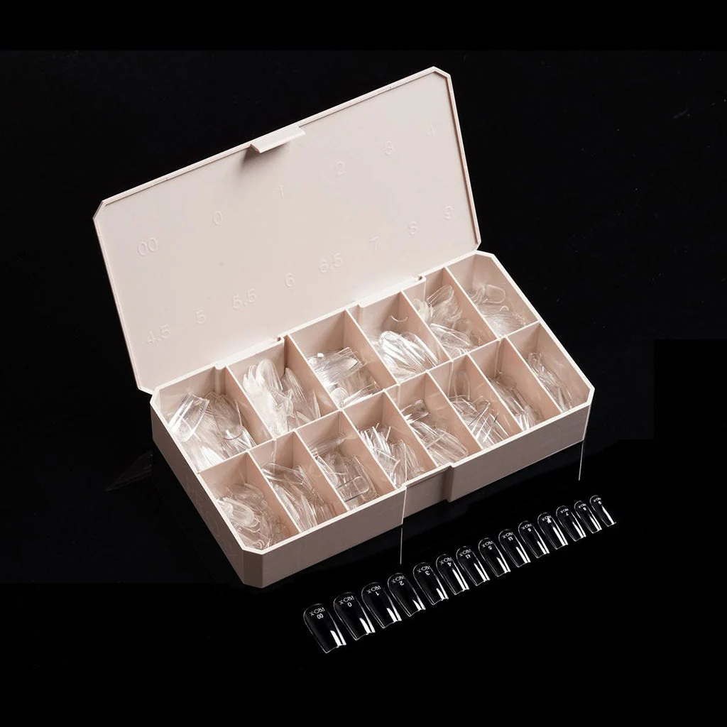 Pro-X Soft Gel Nail Tips - 03 Square Medium - Image 3