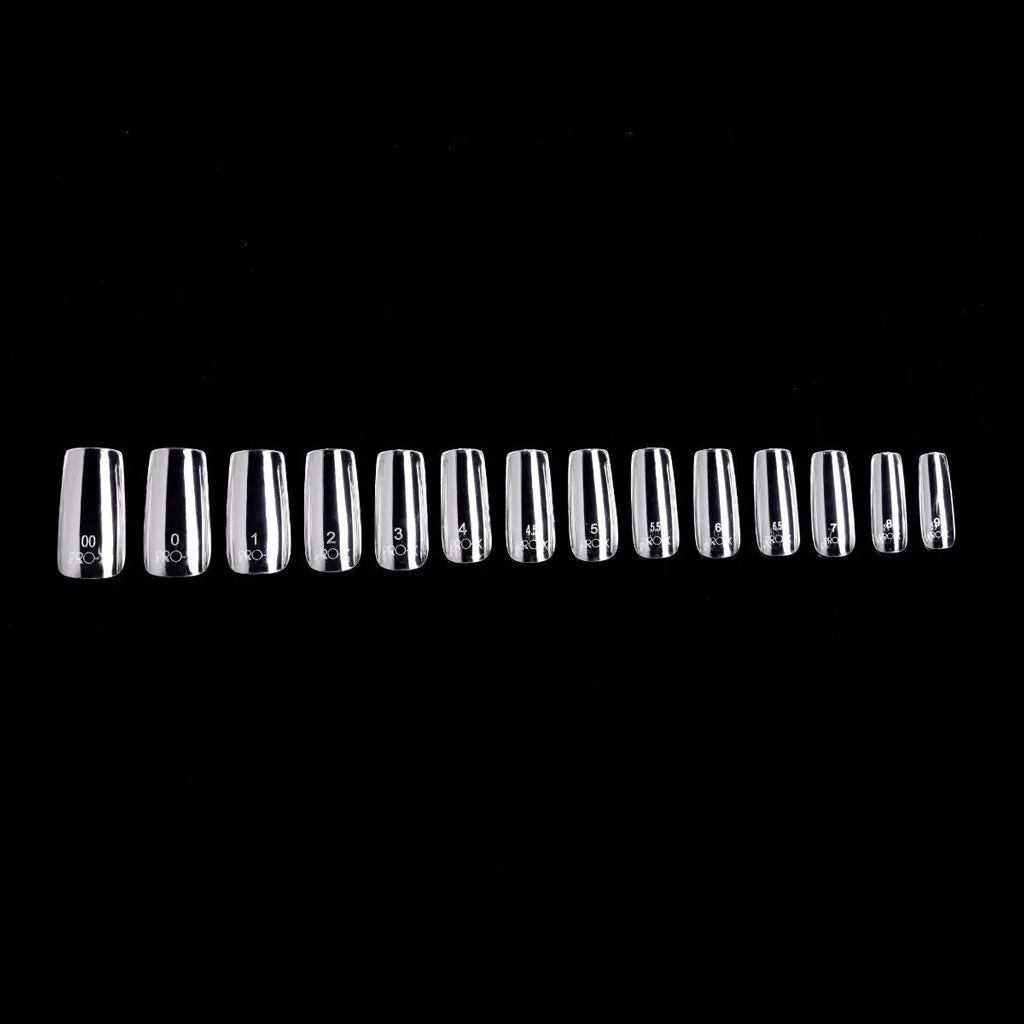 Pro-X Soft Gel Nail Tips - 03 Square Medium - Image 4