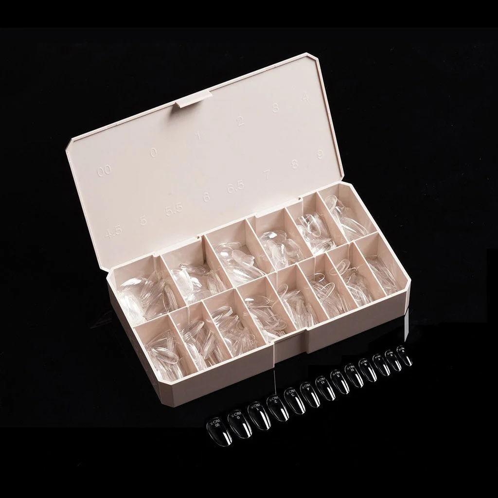Pro-X Soft Gel Nail Tips - 23 Round Medium - Image 3