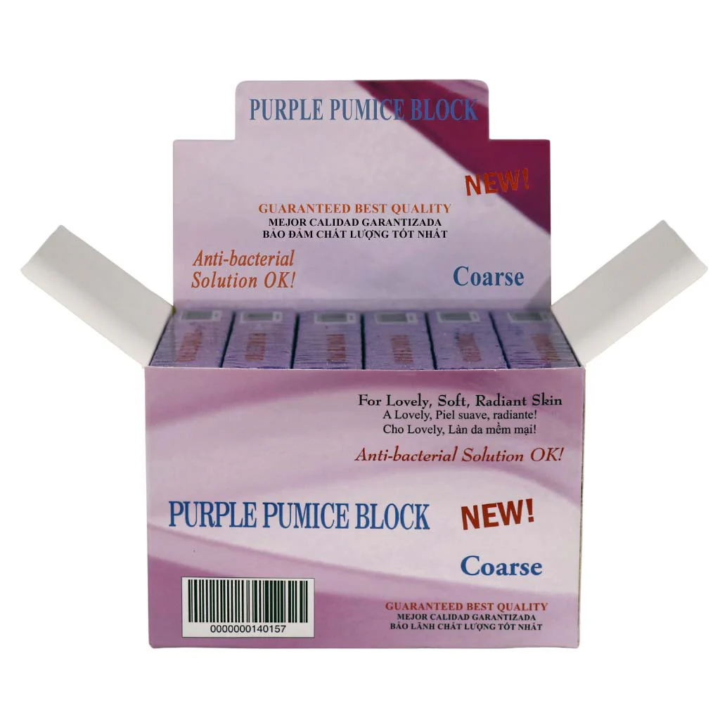 Pumice Pad - Purple Coarse 12pk - Image 2