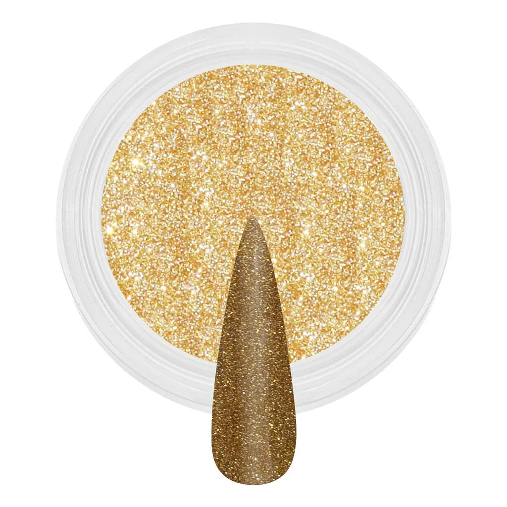 Reflective Dip & Acrylic Powder - D148 Amber - Image 2