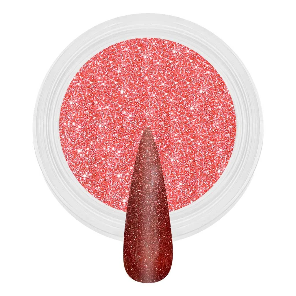 Reflective Dip & Acrylic Powder - D151 Ruby - Image 2