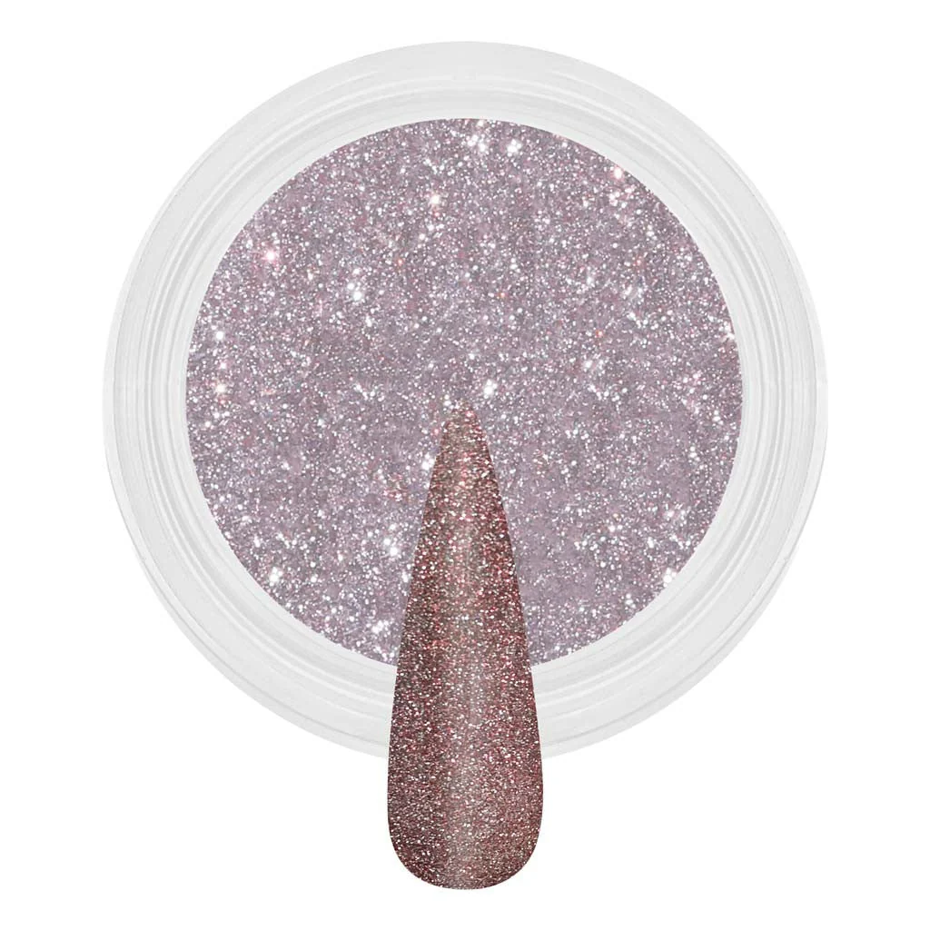 Reflective Dip & Acrylic Powder - D154 Rose Gold - Image 2
