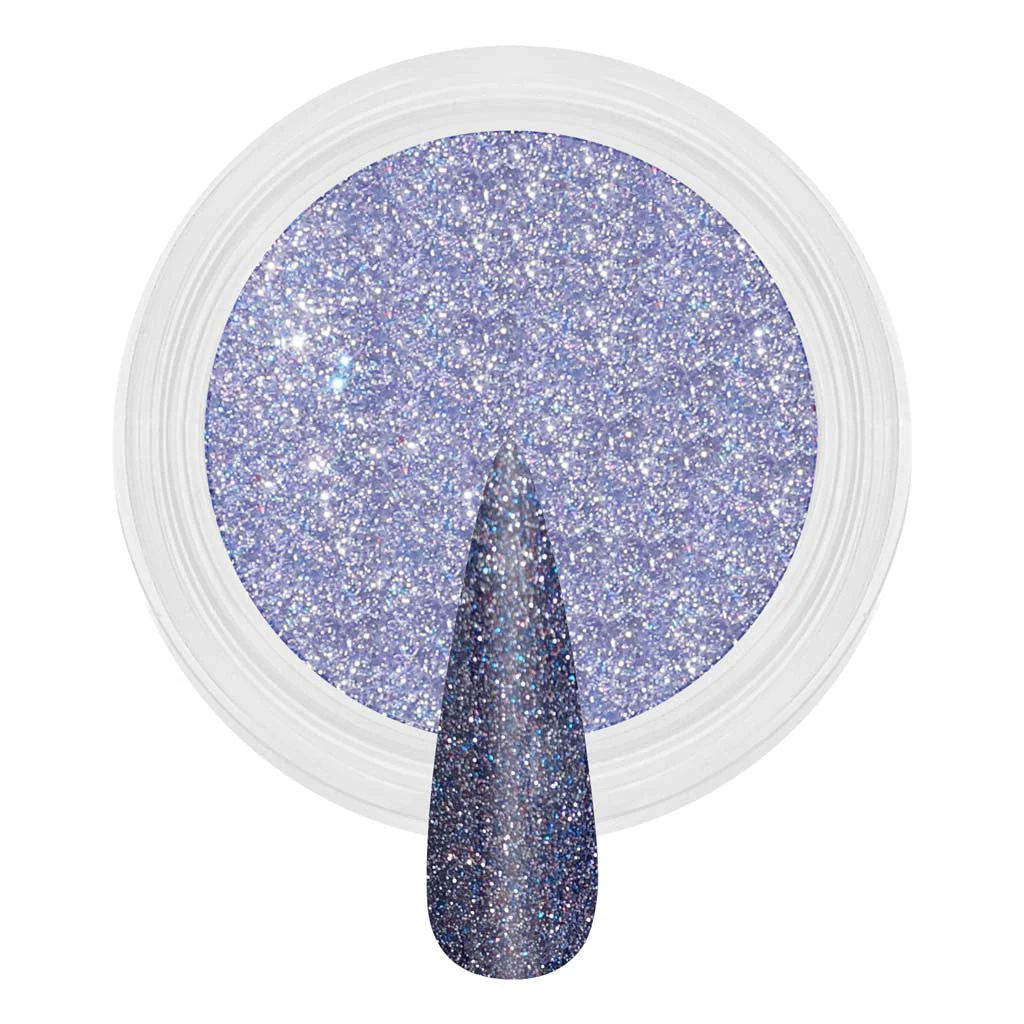 Reflective Dip & Acrylic Powder - D157 Deep Lavender - Image 2