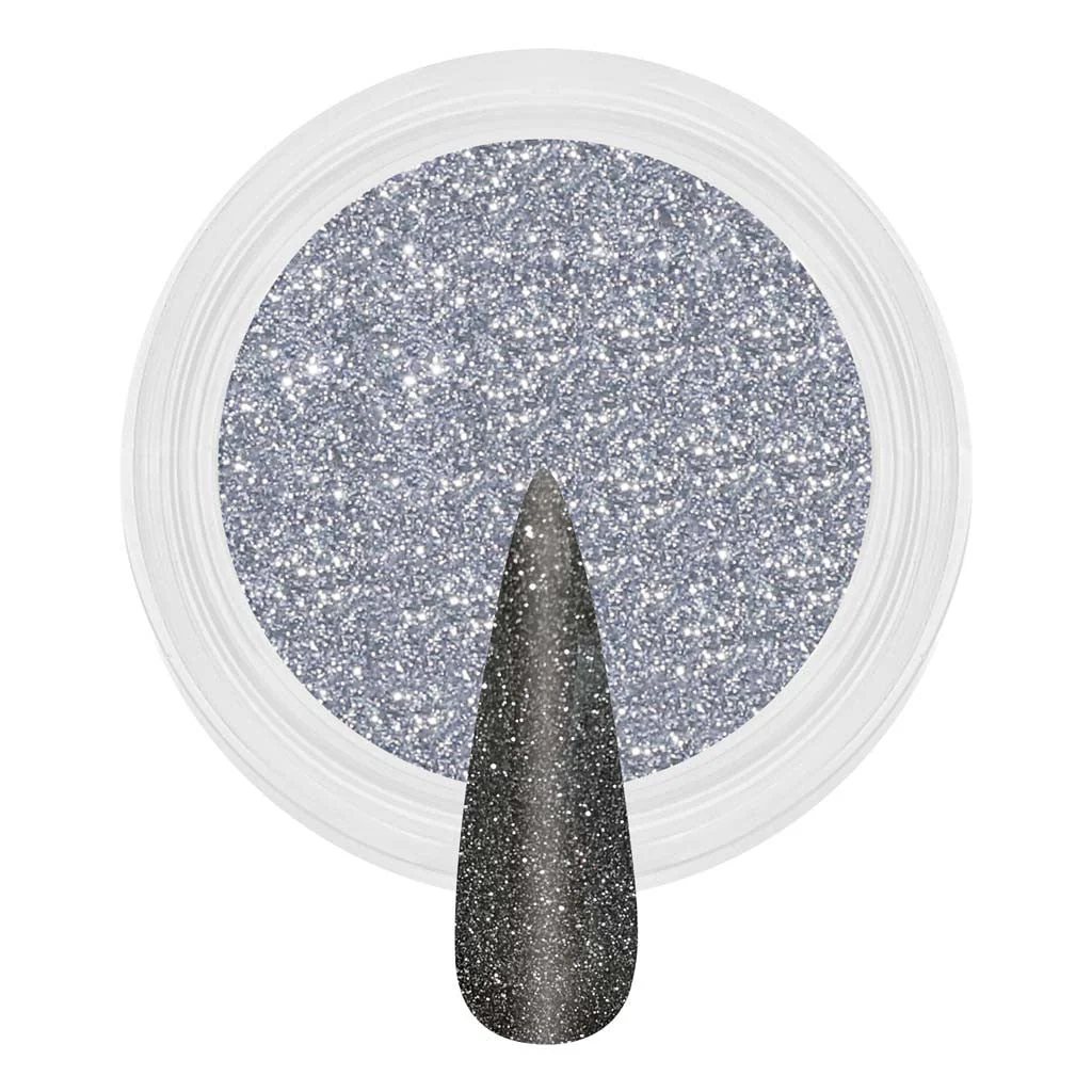 Reflective Dip & Acrylic Powder - D160 White Diamond - Image 2