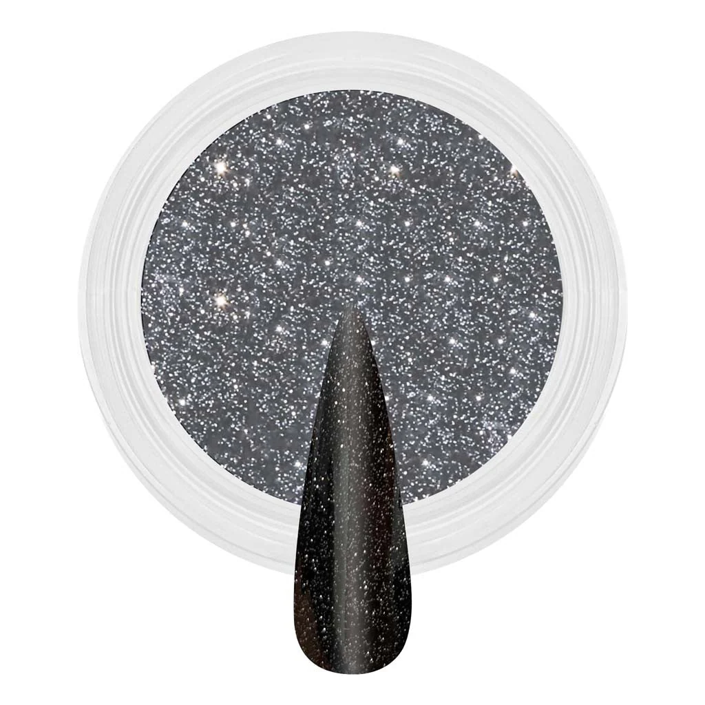 Reflective Dip & Acrylic Powder - D161 Galaxy Black - Image 2