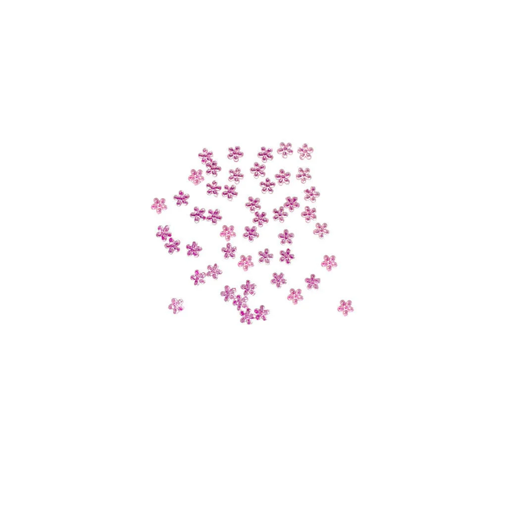 Rhinestone Flower Pink - Image 2