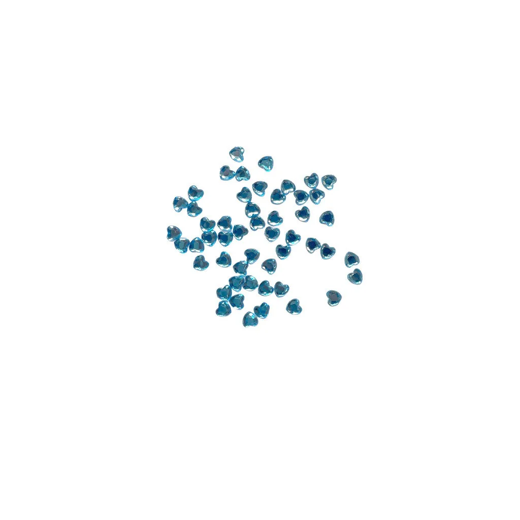 Rhinestone Heart Blue - Image 2