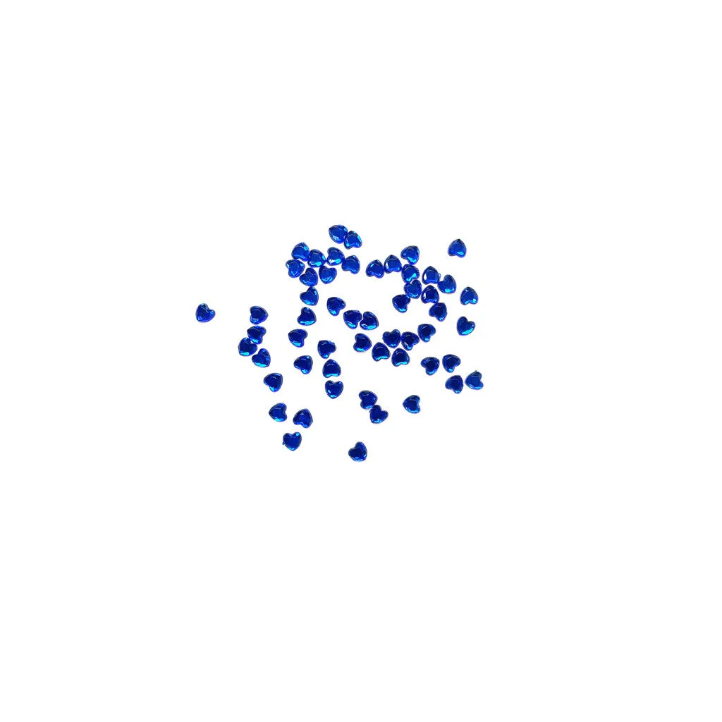 Rhinestone Heart Dark Blue - Image 2