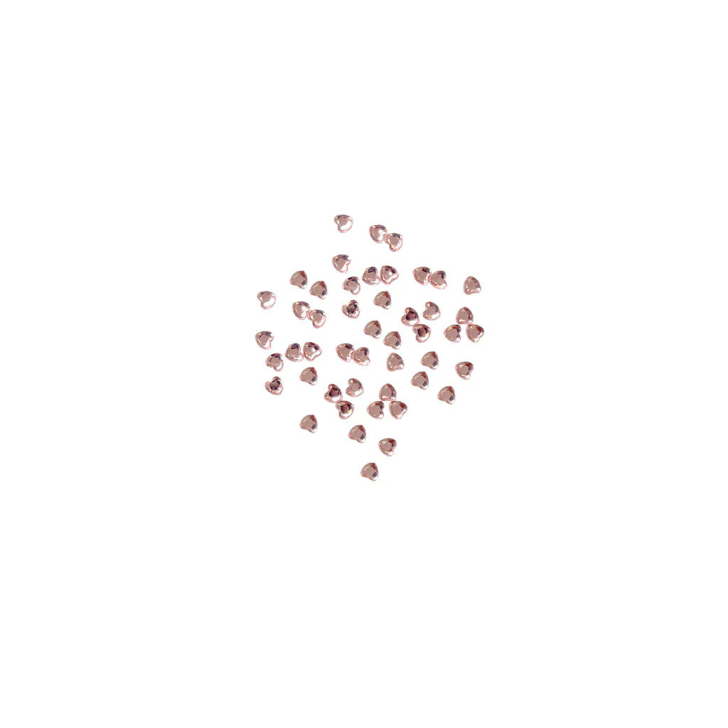 Rhinestone Heart Pink - Image 2