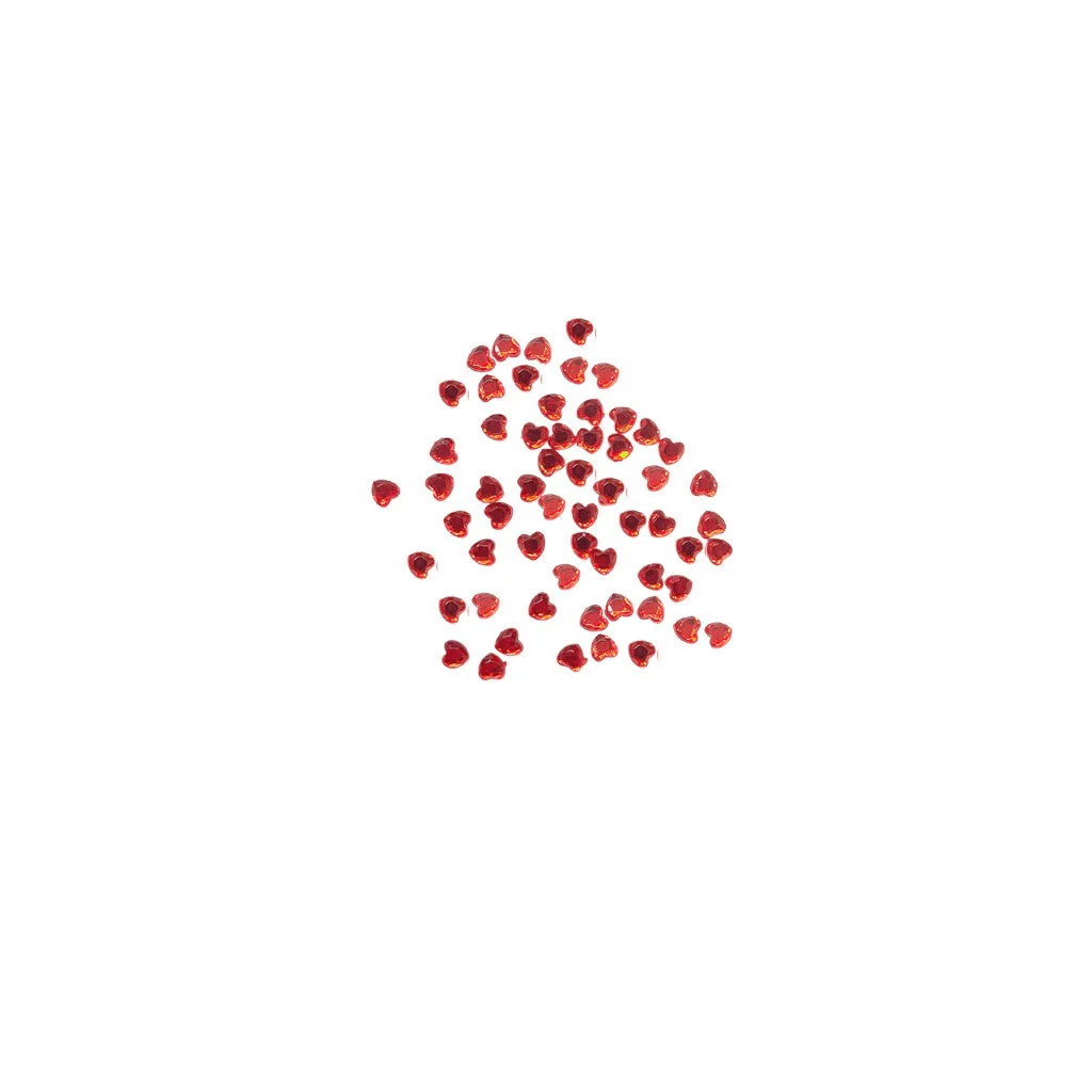 Rhinestone Heart Red - Image 2