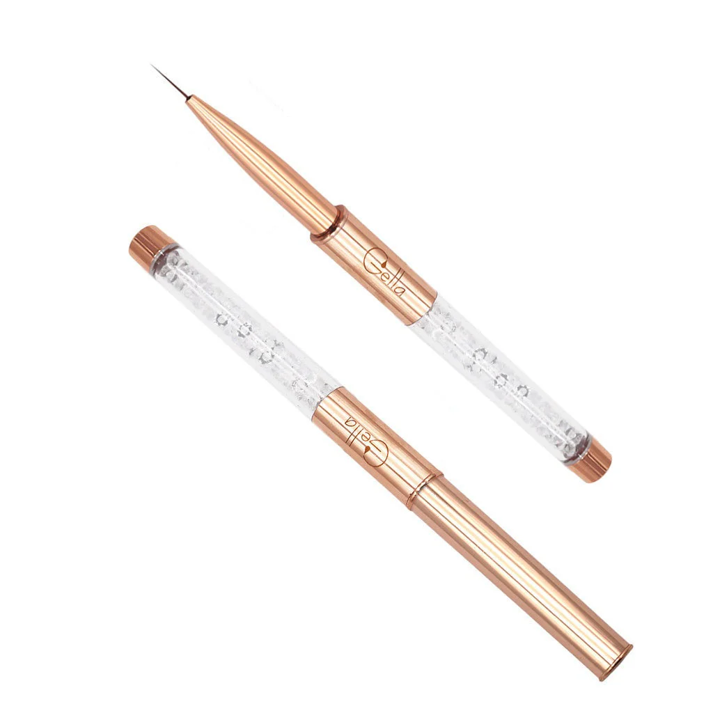 Rose Gold Crystal Liner Brush - Image 3