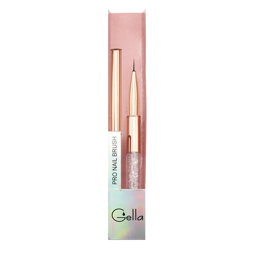 Rose Gold Crystal Liner Brush - Image 4