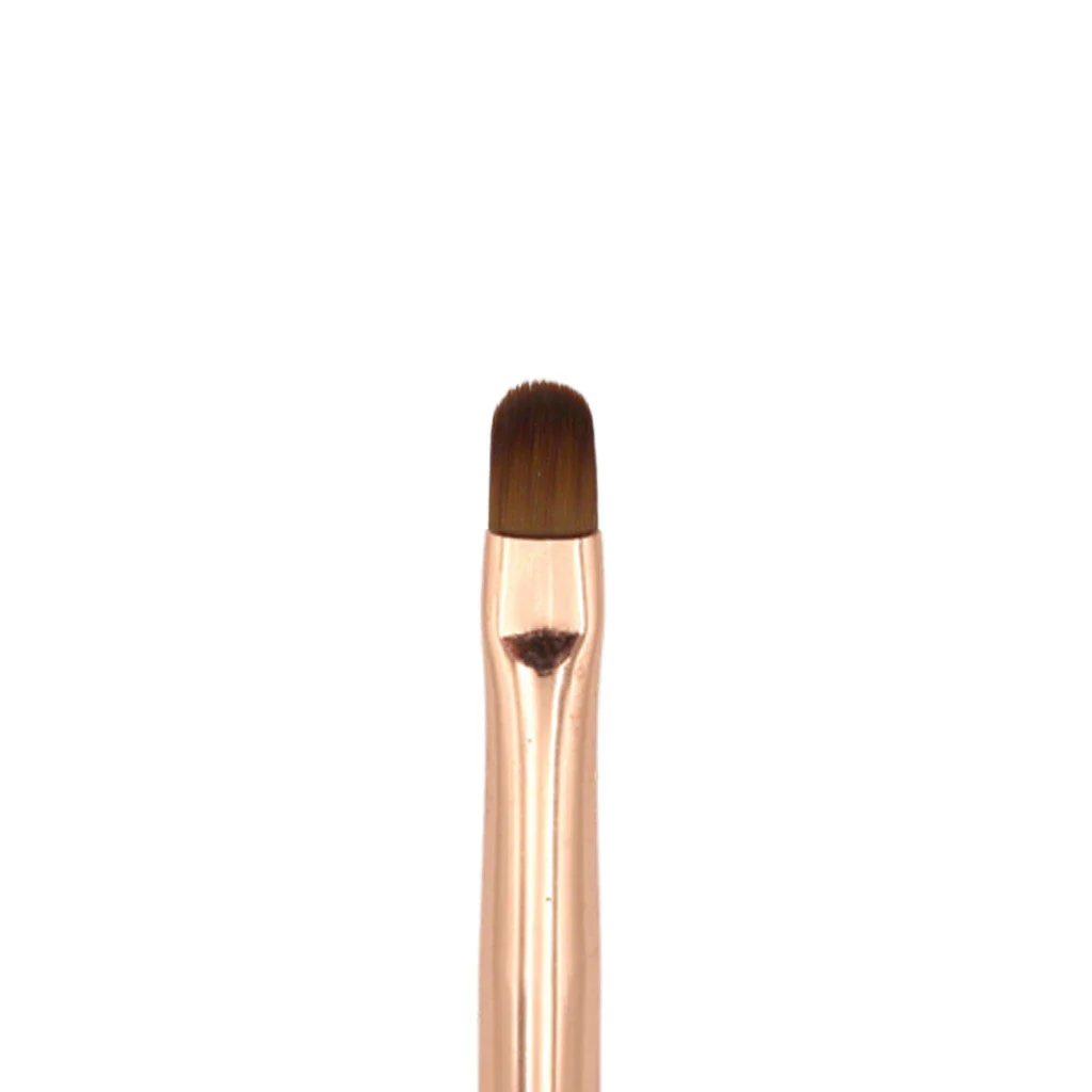 Rose Gold Crystal Oval Brush - Image 2