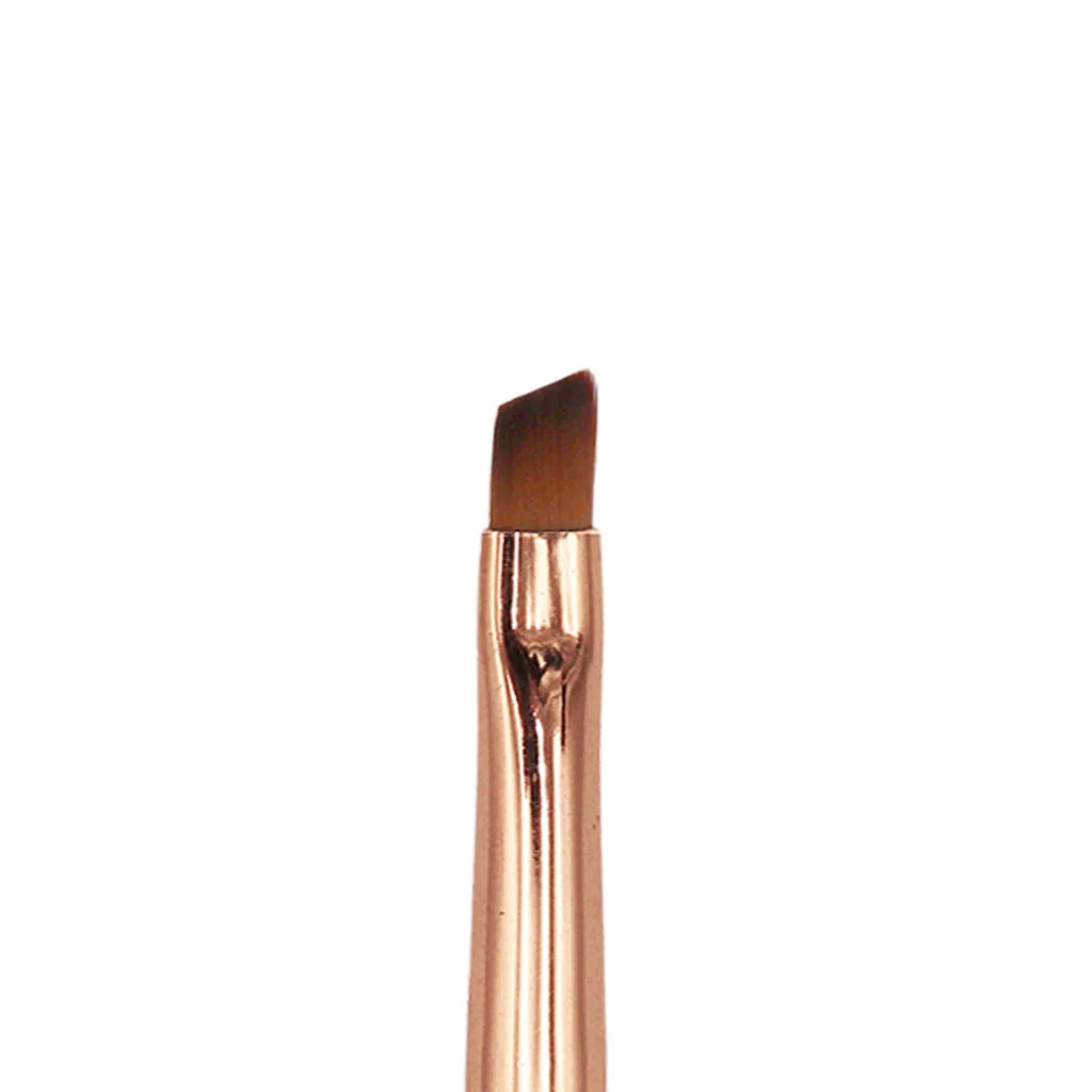 Rose Gold Crystal Slanted Brush - Image 2