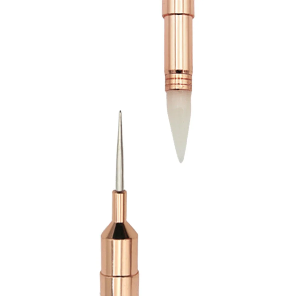 Rose Gold Crystal Wax Pen & Dotting Tool - Image 2