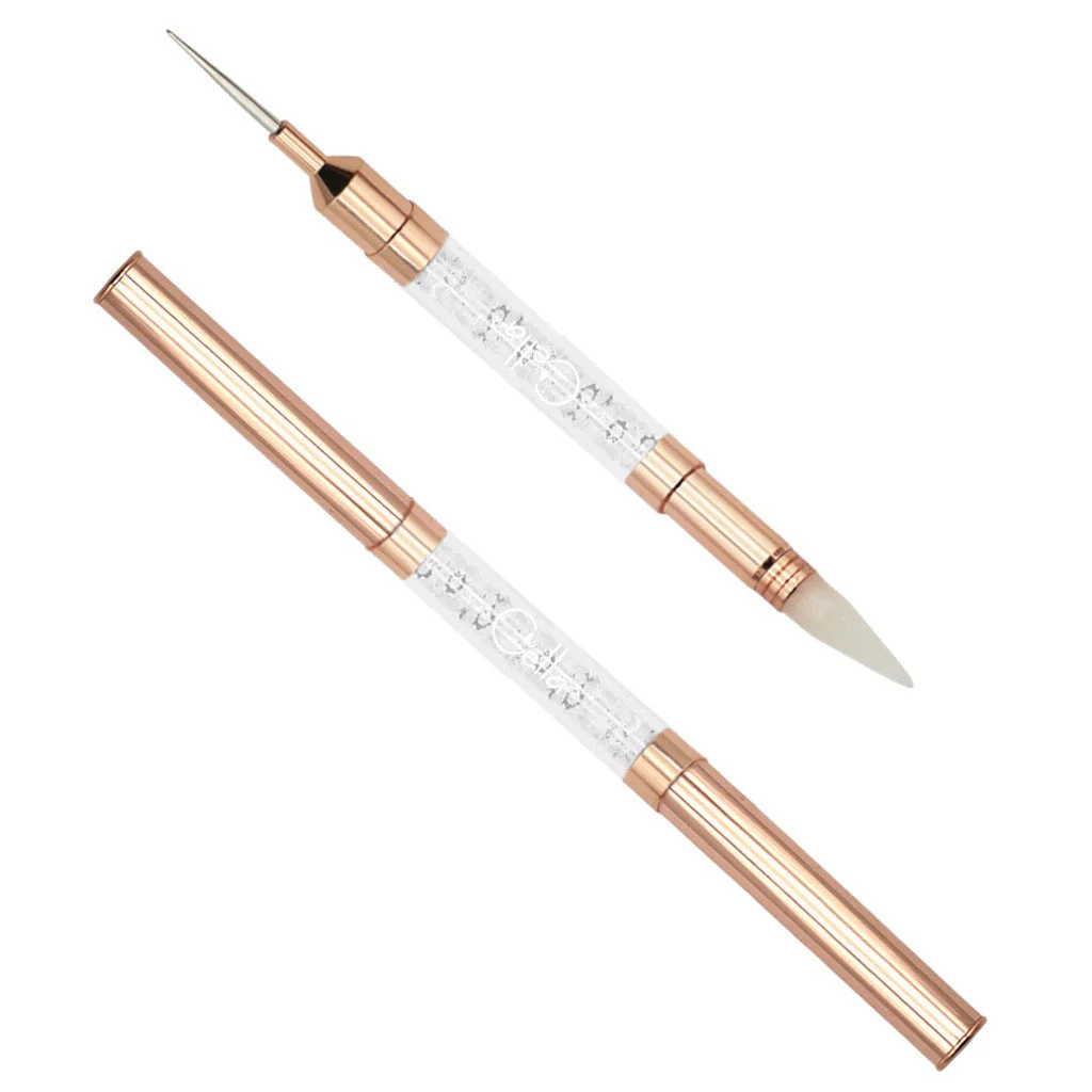 Rose Gold Crystal Wax Pen & Dotting Tool - Image 3
