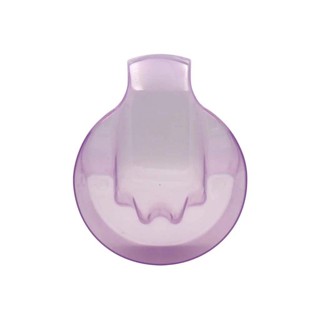 Soak Off Manicure Bowl with Handle Clear Purple - Image 2