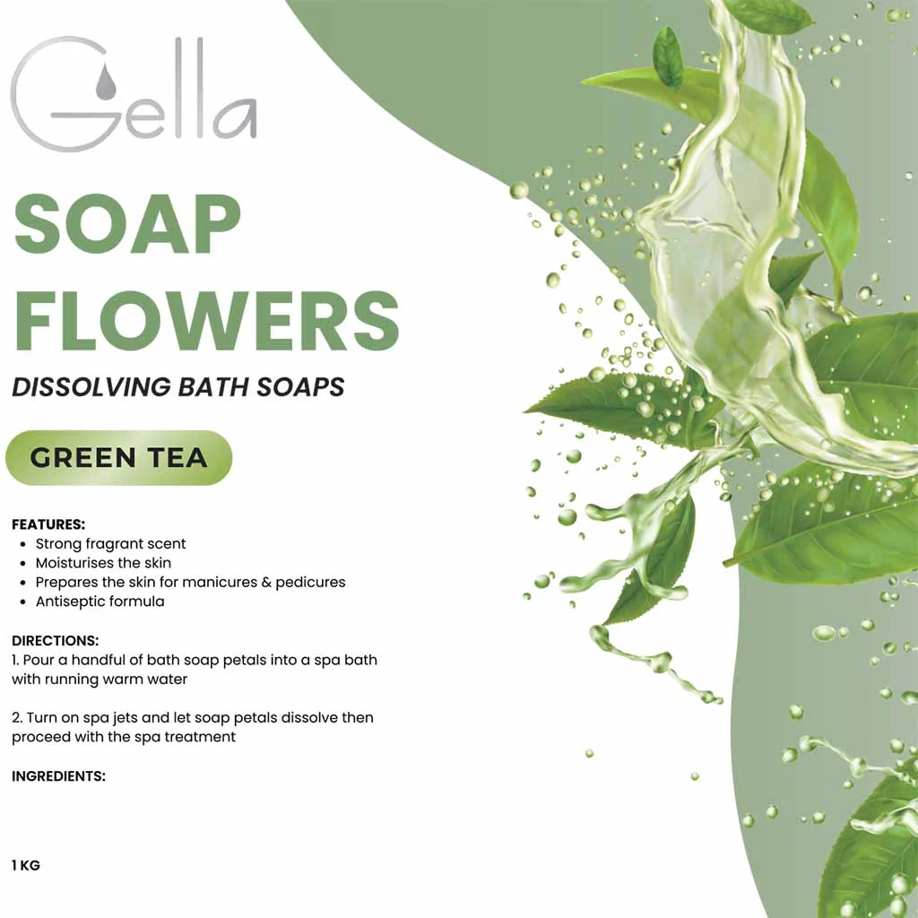 Soap Flowers - Green Tea 1kg - Image 2