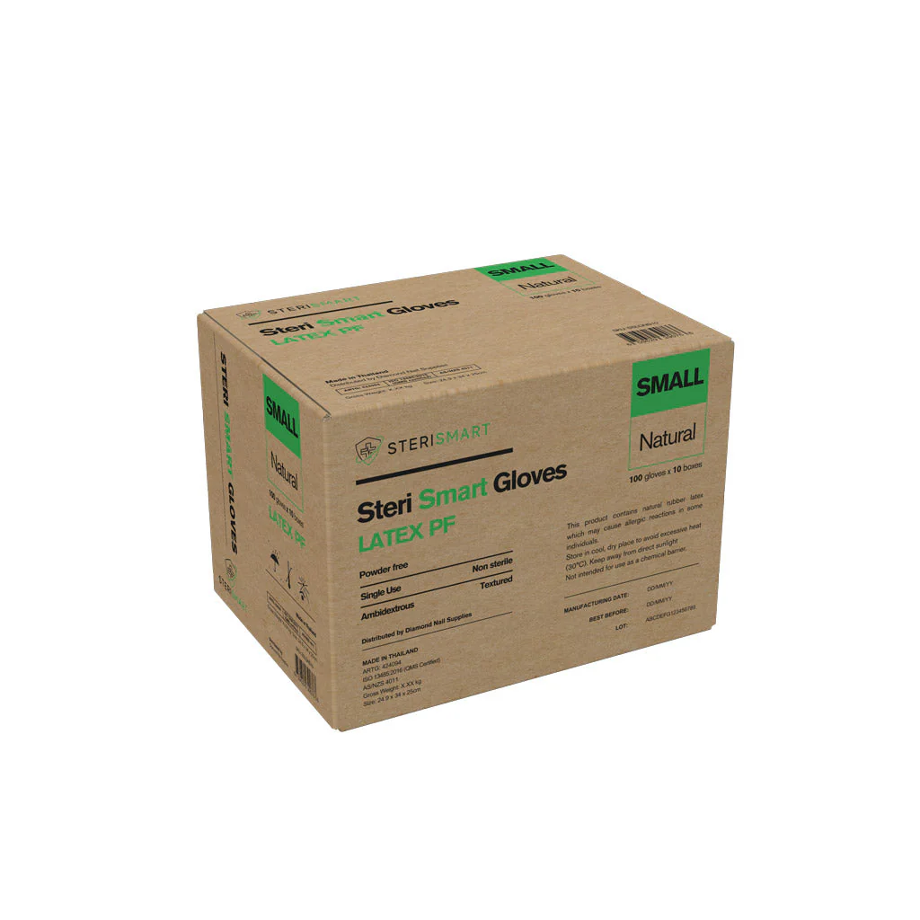 Sterismart Latex Gloves Natural - Image 2