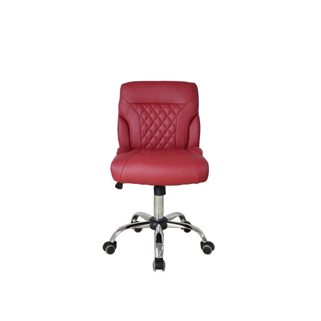 Technician Chair - GY2133 Burgundy - Image 3