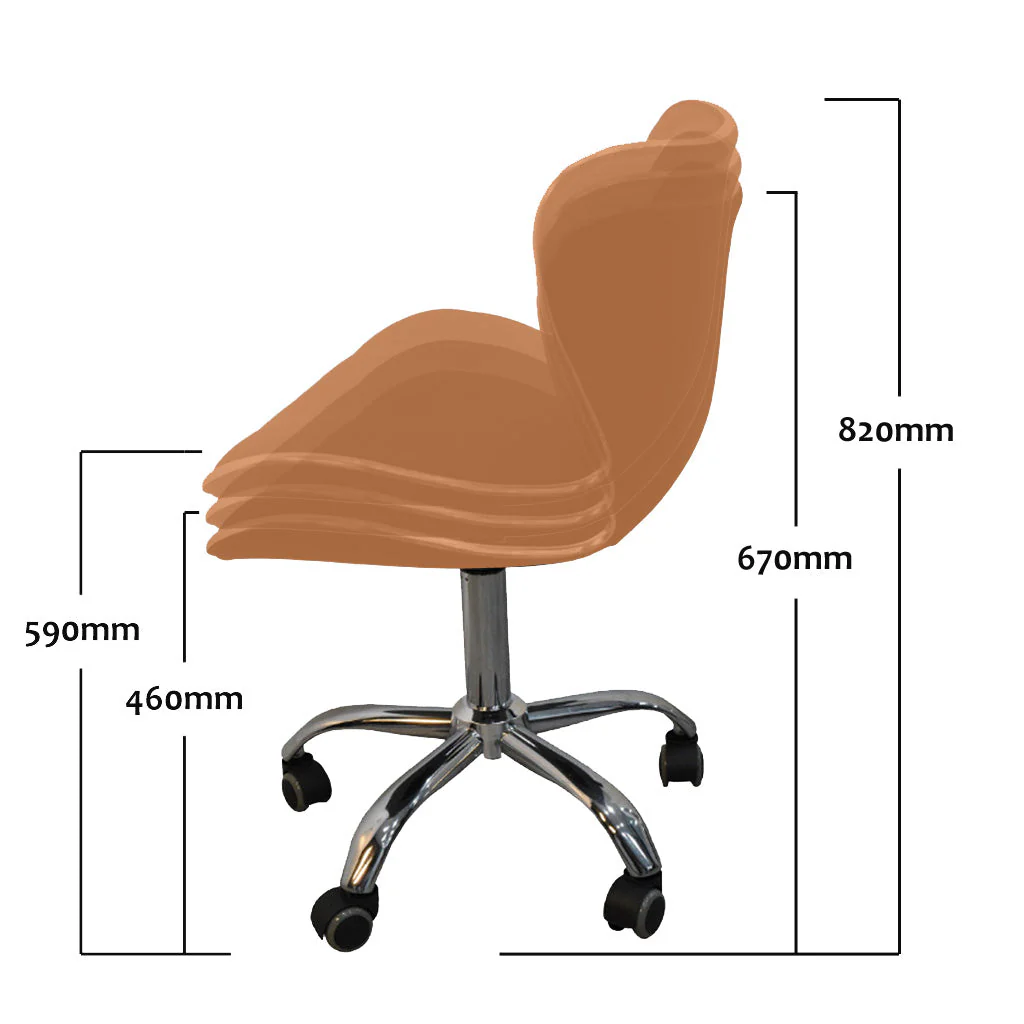 Technician Chair - HT042 Cappuccino - Image 5