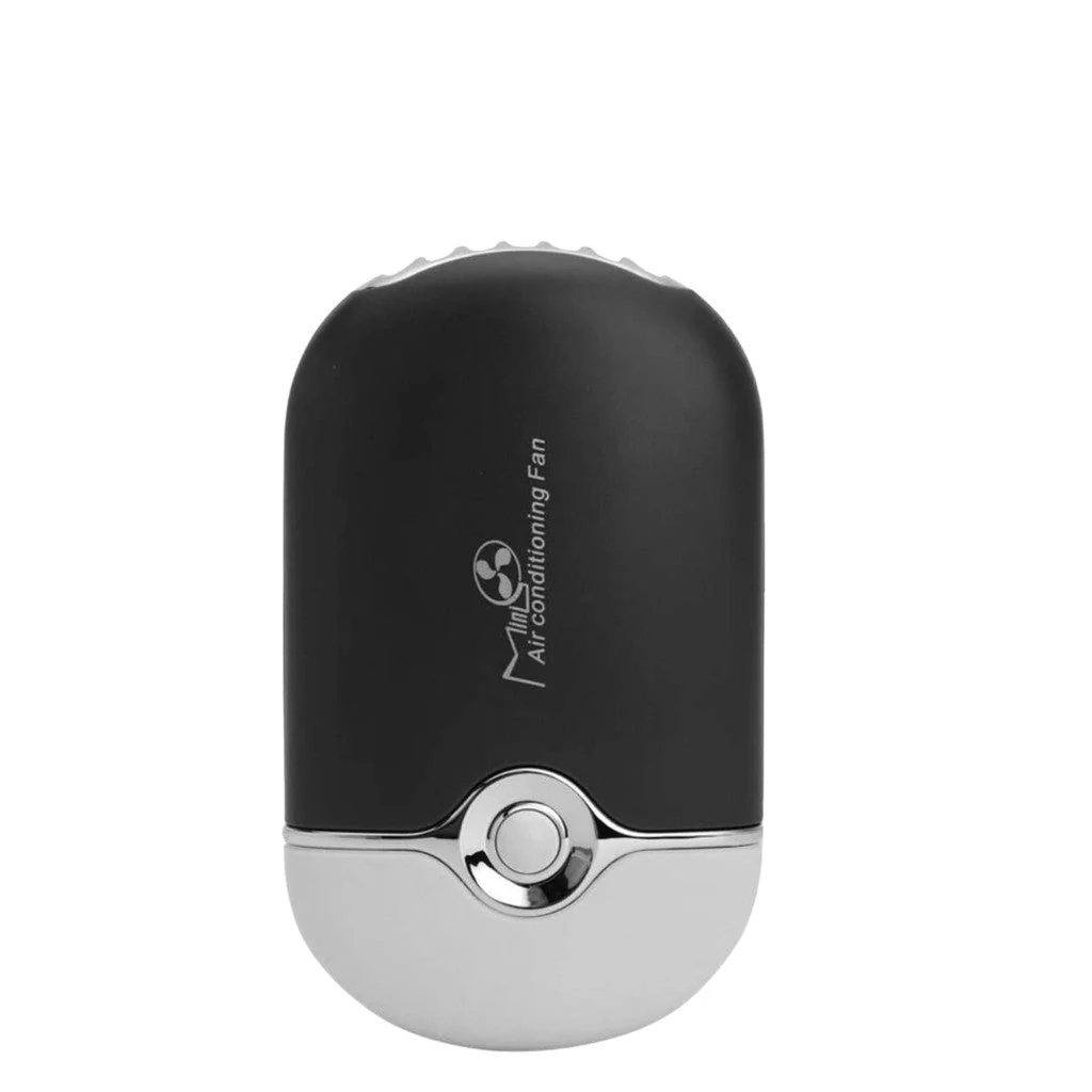 USB Mini Eyelash Fan - Black - Image 2