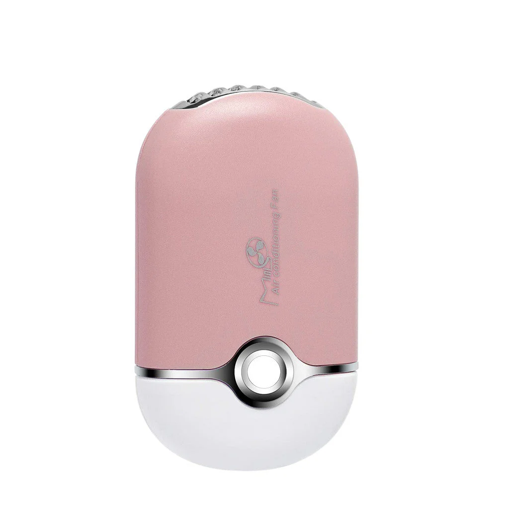 USB Mini Eyelash Fan - Pink - Image 2