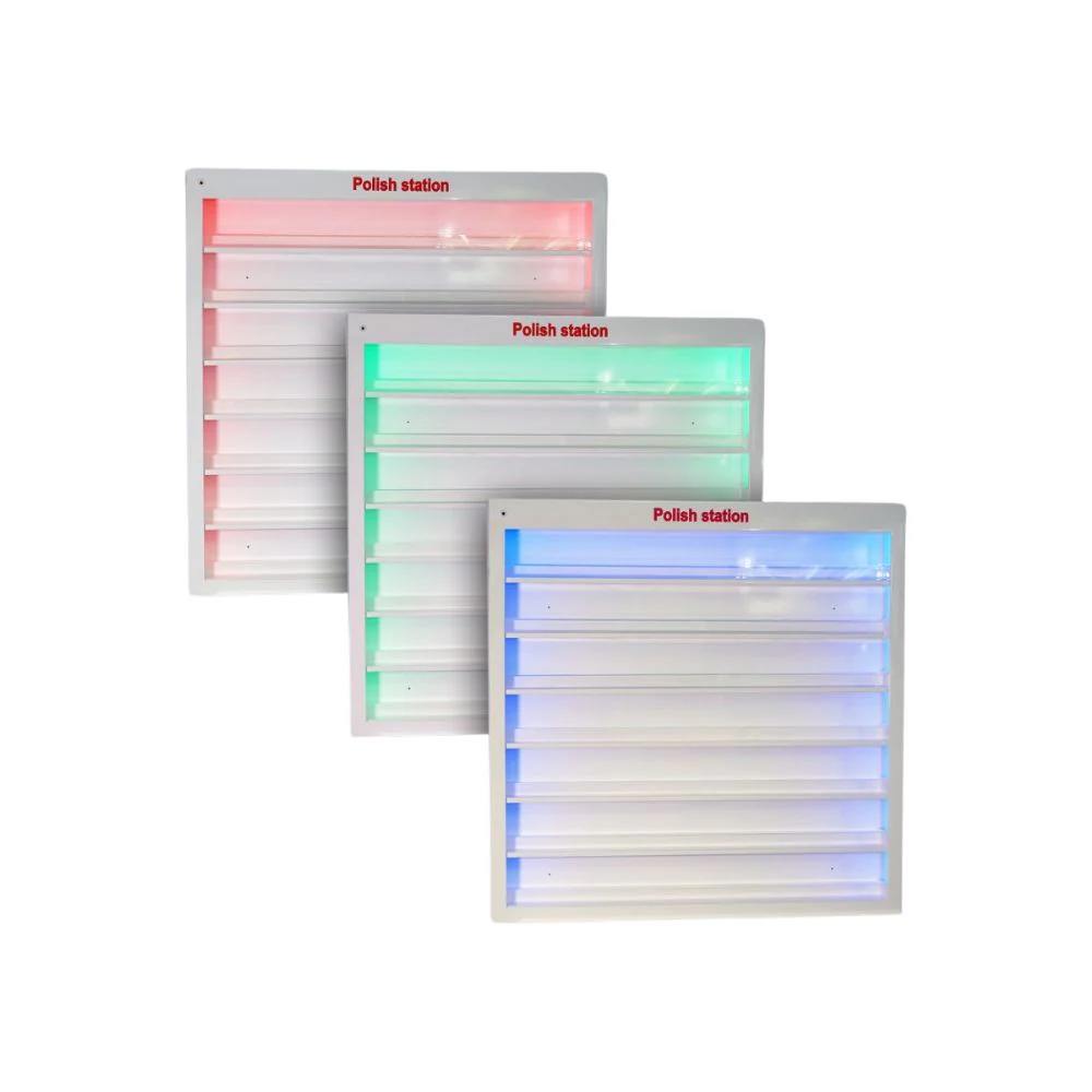 Wall Polish Display White With LED - Image 2