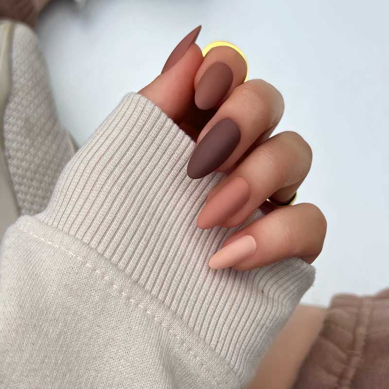 xPress Pro Press-On Nail Tips - XPAM03 Cocoa Rush - Image 2