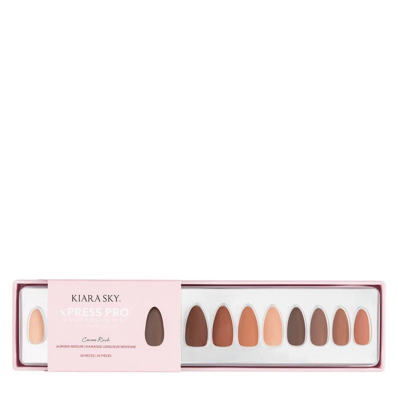 xPress Pro Press-On Nail Tips - XPAM03 Cocoa Rush - Image 4