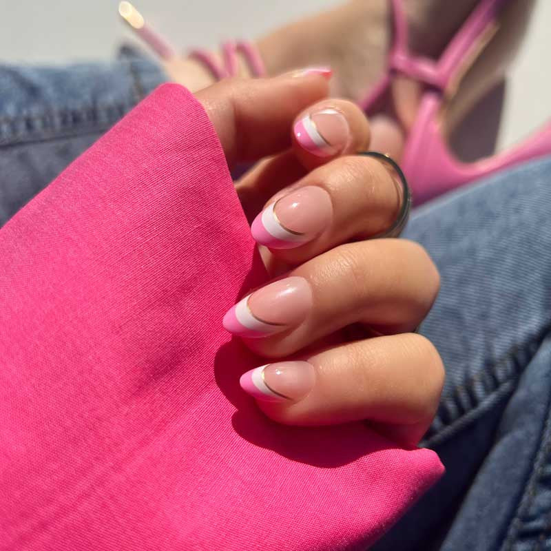 xPress Pro Press-On Nail Tips - XPAS01 Ballerina - Image 3
