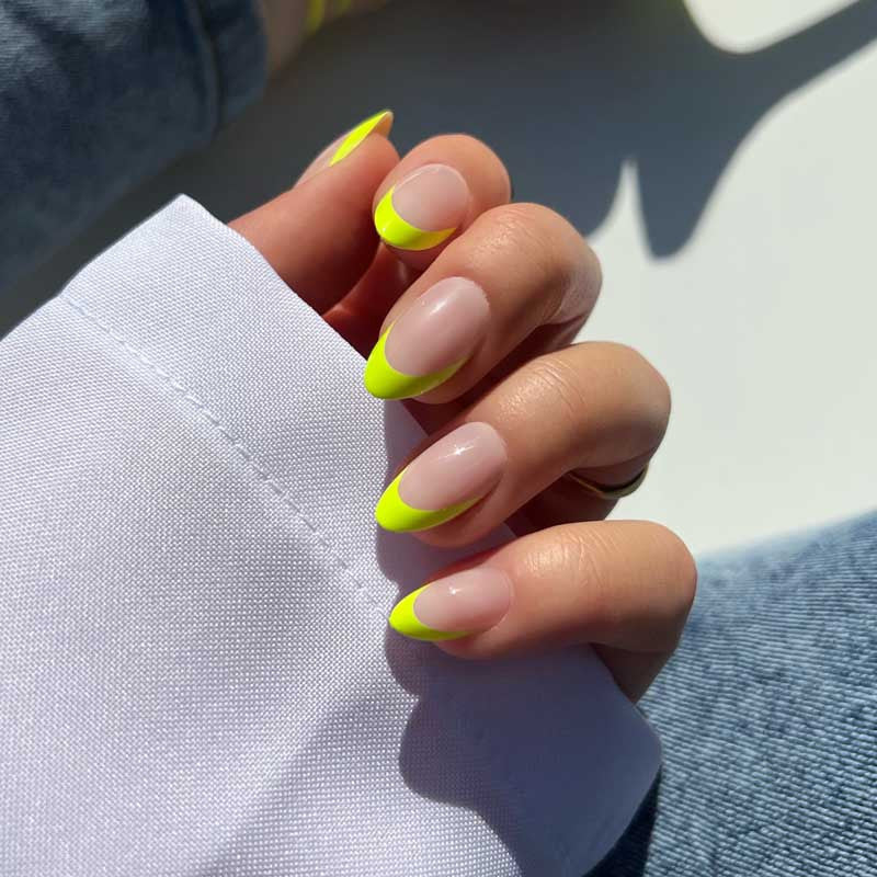 xPress Pro Press-On Nail Tips - XPAS06 Limoncello - Image 3