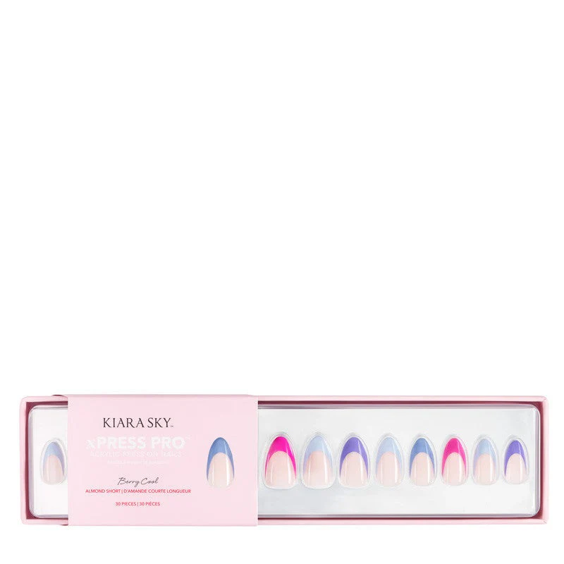 xPress Pro Press-On Nail Tips - XPAS08 Berry Cool - Image 4