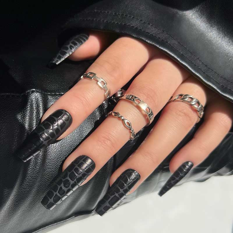 xPress Pro Press-On Nail Tips - XPCL02 Dark Soul - Image 4