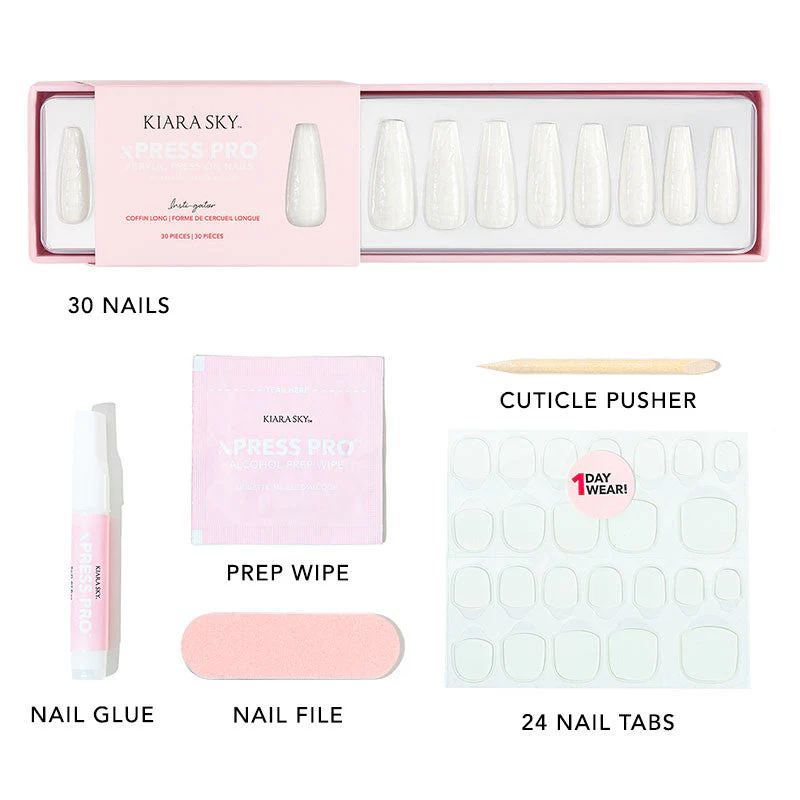 xPress Pro Press-On Nail Tips - XPCL03 lnsti-gator - Image 5