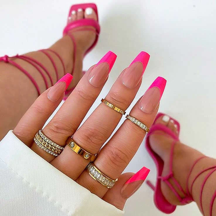 xPress Pro Press-On Nail Tips - XPCM01 Over-Pinker - Image 3