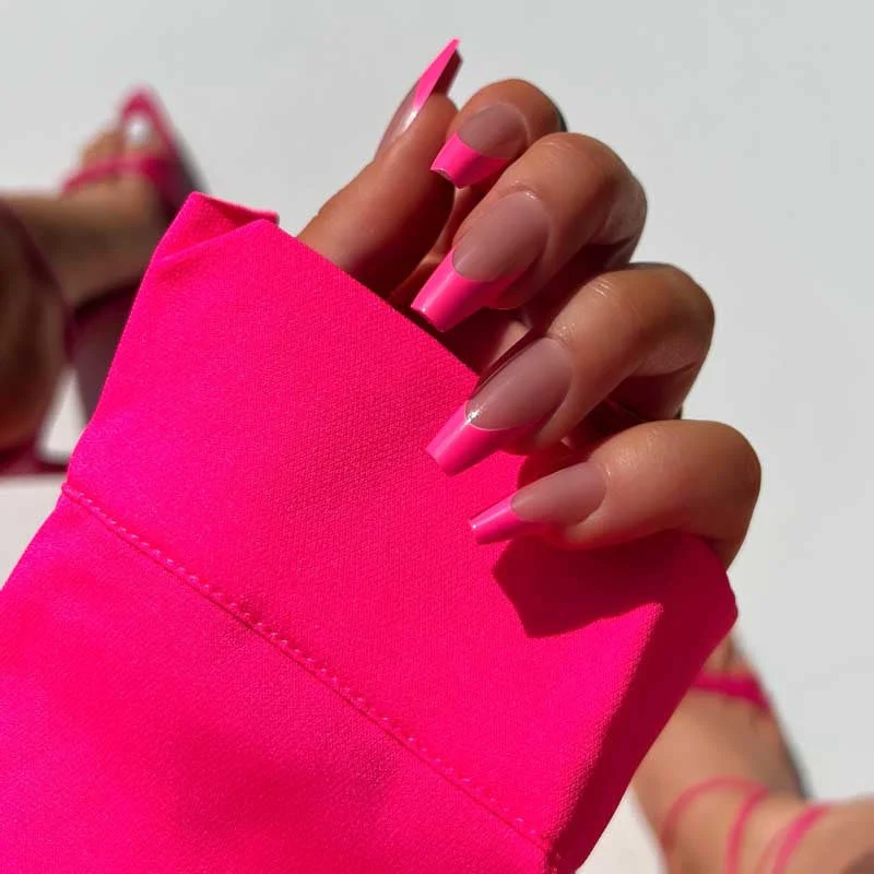 xPress Pro Press-On Nail Tips - XPCM01 Over-Pinker - Image 4