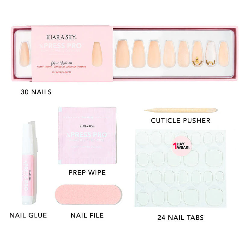 xPress Pro Press-On Nail Tips - XPCM02 Your Highness - Image 4