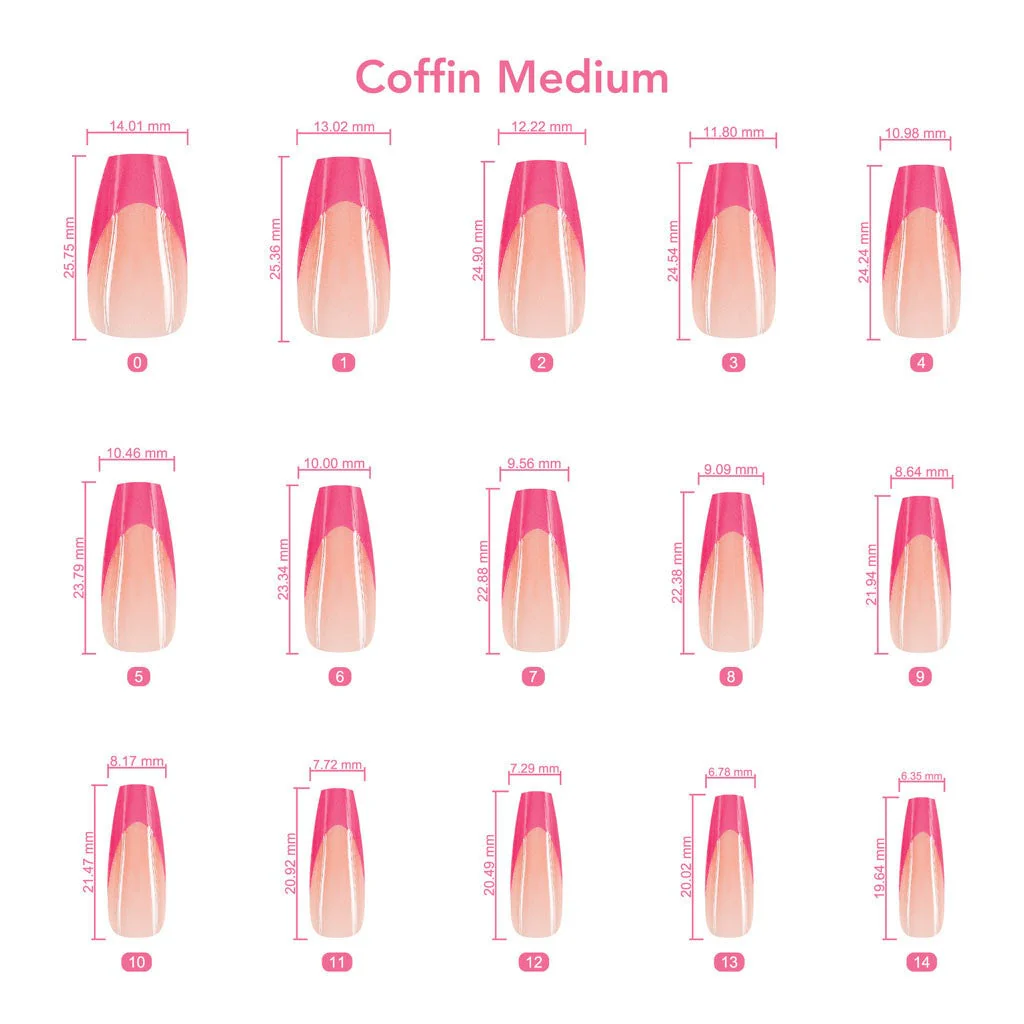 xPress Pro Press-On Nail Tips - XPCM04 Sienna - Image 6