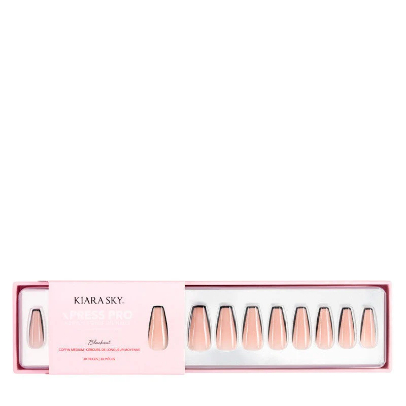 xPress Pro Press-On Nail Tips - XPCM07 Blackout - Image 5