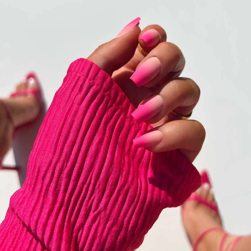 xPress Pro Press-On Nail Tips - XPCS01 Pink Skies - Image 2