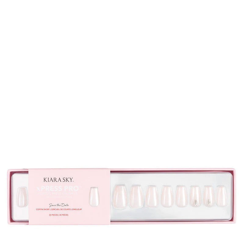 xPress Pro Press-On Nail Tips - XPCS03 Save the Date - Image 5