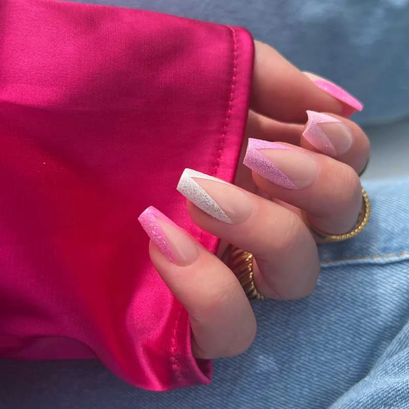 xPress Pro Press-On Nail Tips - XPCS05 Can't Just Pink One - Image 3
