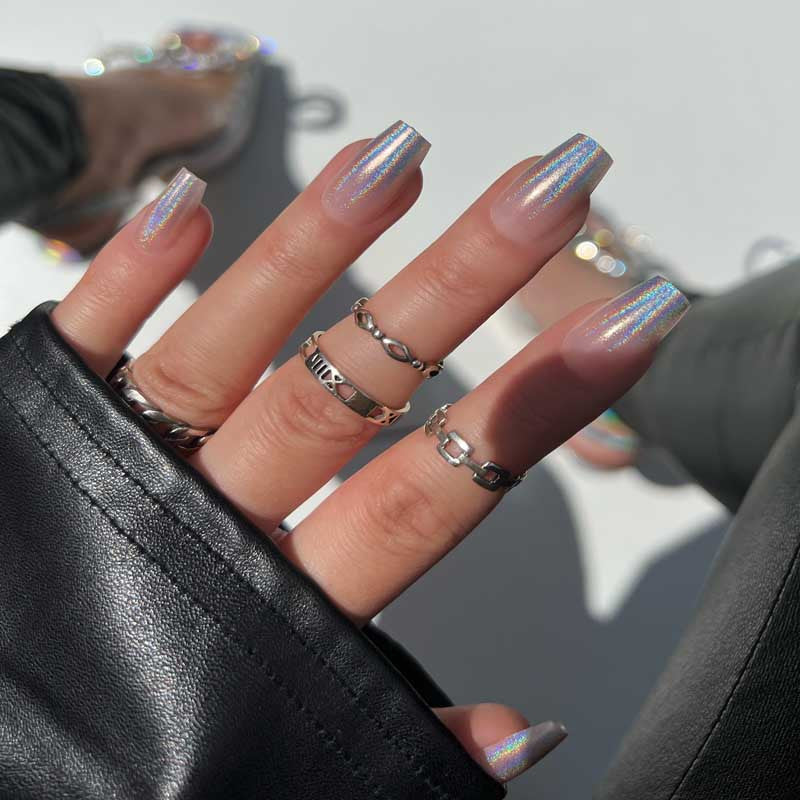 xPress Pro Press-On Nail Tips - XPCS07 Oh Holo There! - Image 2