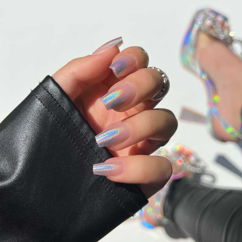 xPress Pro Press-On Nail Tips - XPCS07 Oh Holo There! - Image 3