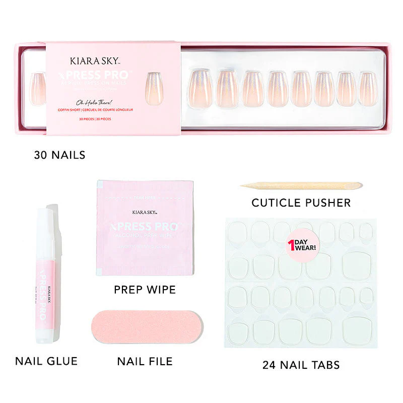 xPress Pro Press-On Nail Tips - XPCS07 Oh Holo There! - Image 4