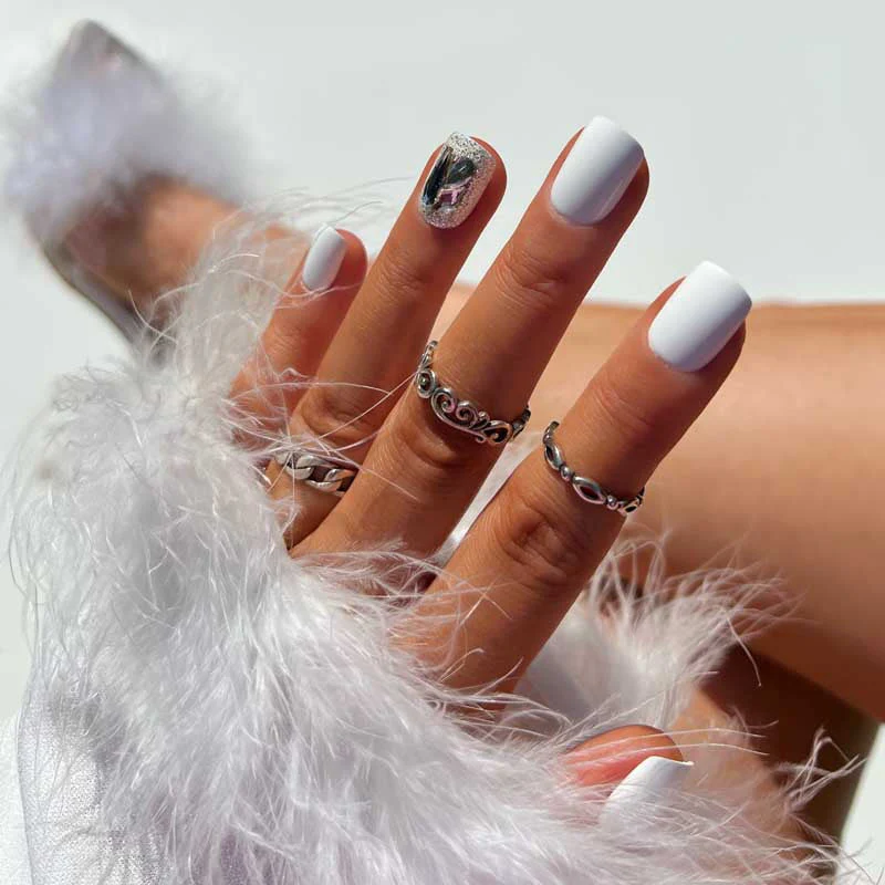 xPress Pro Press-On Nail Tips - XPSS01 Wedding Bells - Image 3