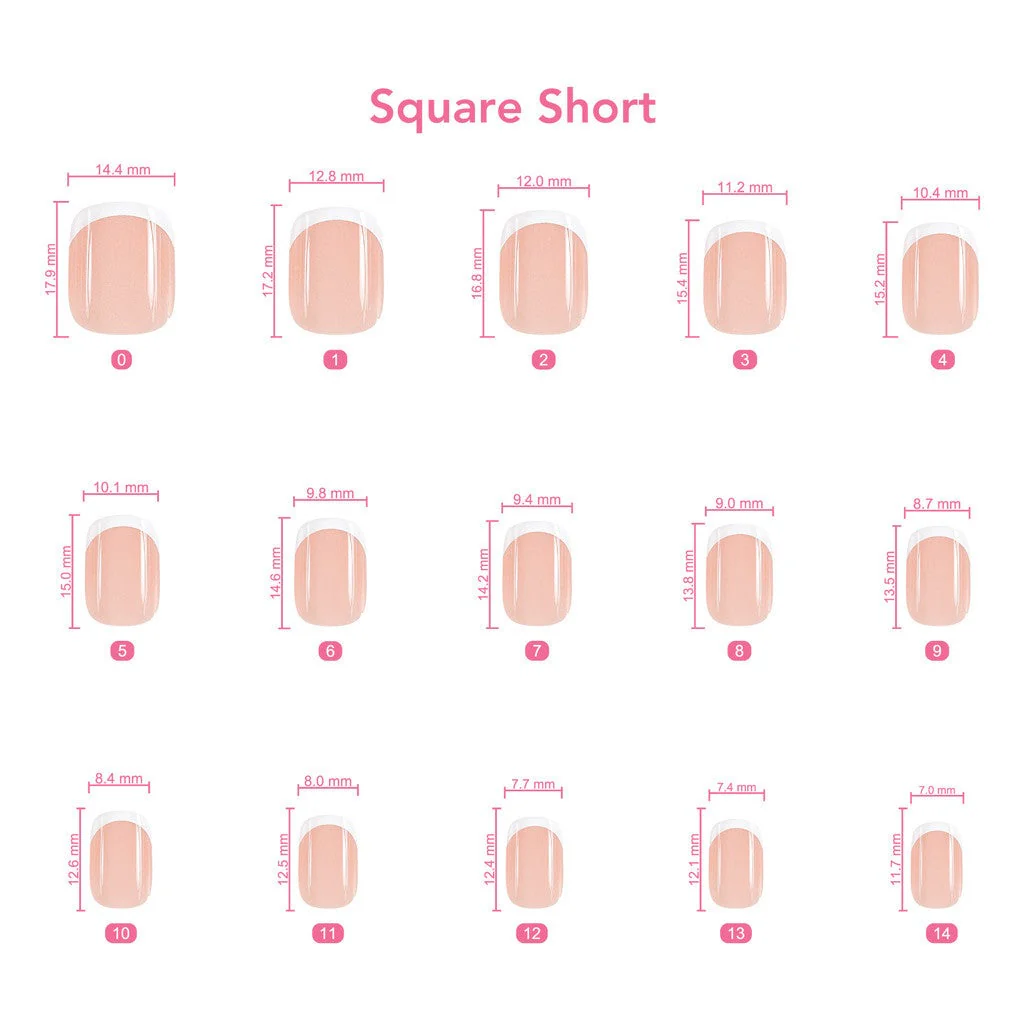 xPress Pro Press-On Nail Tips - XPSS01 Wedding Bells - Image 6